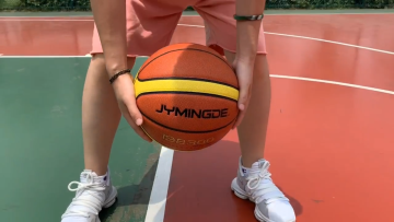 top quality 12 panels laminated outdoor leather basketball ball training1