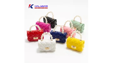 mini pearl jelly handbag