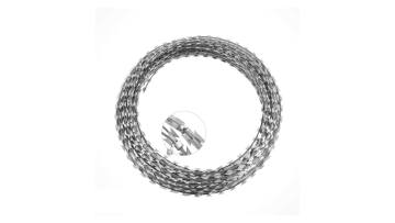 Hot dipped galvanized fencing concertina price razor barbed wire BTO 22 Razor concertina wire1