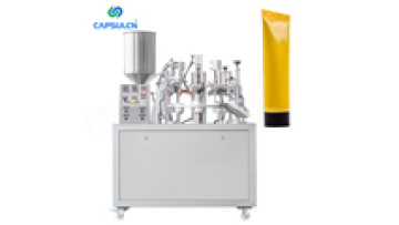 CNF-30A Semi Automatic Cosmetic Tube Equipment Cream Plastic Soft Tube Filling Sealing Machine1