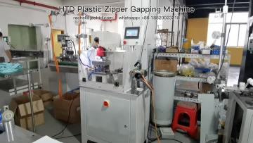 Plastic zipper gapping machine - HTD