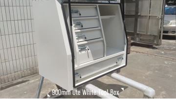 900mm Ute White Tool Box