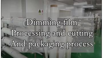 Course of Cut film and make electrode busbar