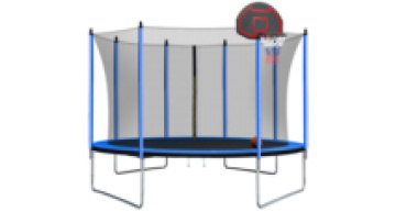 US local delivery 10ft Trampoline With Safety Enclosure Net spring ASTM Approved1