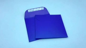 custom navy blue thick envelope