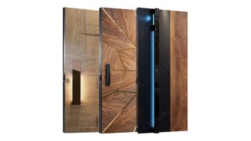 wood pivot door