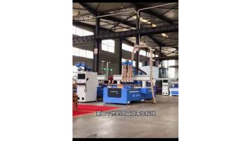 4 spindles cnc router machine.mp4