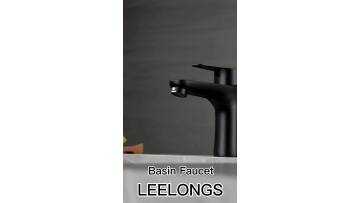 LEELONGS Brass Single Lever Bathroom Faucet Chromed Basin Mixer1