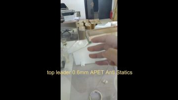  top leader 0.6mm APET Anti Statics
