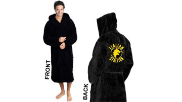 black robe with hood