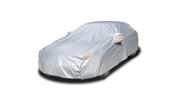 Full Car Covers Waterproof Snow Resistant Anti-UV Silver Coating Cover