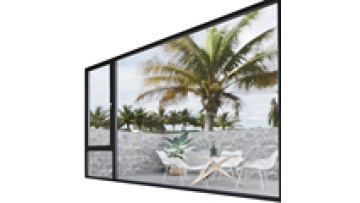 Top sale aluminium fixed window frame aluminum floor to ceiling windows with mosquito net thermal break aluminium window1