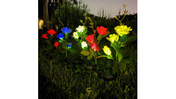 Solar Artificial Flower Light