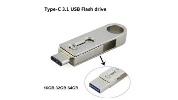 Portable 2 in1 USB3.0/TYPE-C3.1 USB Stick