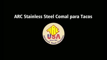 Stainless Steel Concave Comal and Convex Comal