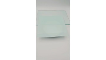 fully tempered milky clear laminated glass