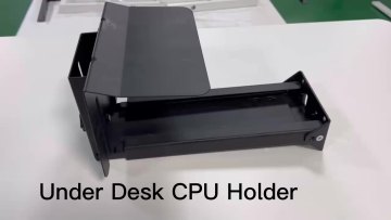 New Design White color Office Working Under Desk CPU Holder Mount1