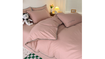 washed cotton bedding set 