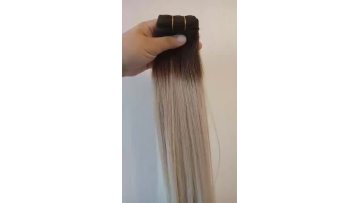 machine weft human hair