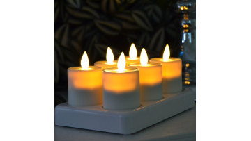 Dancing flame led flameless tealight candles