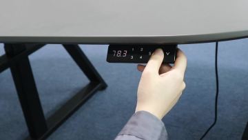 Conference desk adjustable computer stand electric  height sit to stand modern meeting table1