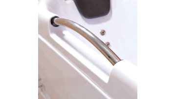 Cheap corner hydromassage bathtub for Poland with stainless steel armrest, View hydromassage bathtub, NEUX Product Details from Hangzhou Zhouguan Import And Export Co., Ltd. on Alibaba.com