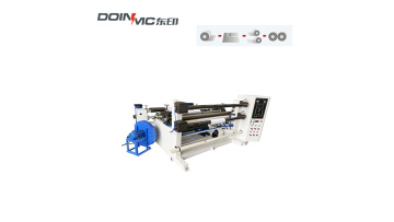 photographic paper roll slitting and rewinding machine