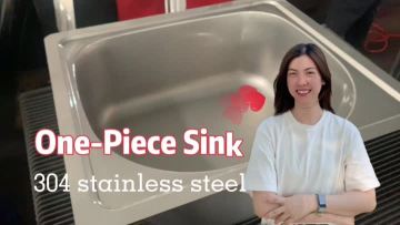 Production Of A Pressed Kitchen Sink