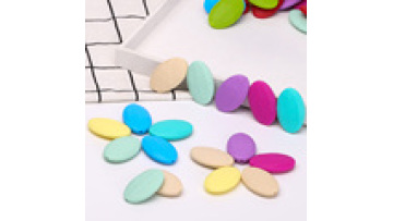Wholesale Flat Round Beads Flat And Custom Shape Silicone Beads For Jewelry1
