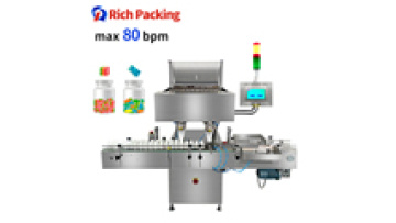 16 Channel Automatic PLC Food Grade Gummy Bear Counter Machine Vitamin Candy Bottle Filler Packing Machine1