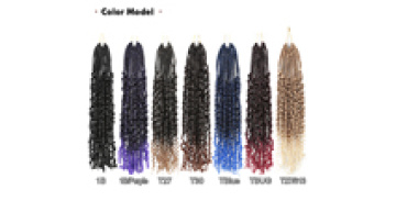 New Passion Twist Crochet Hair Synthetic Pre-Looped Crochet Braids Goddess Box Braids Extensions Hair1