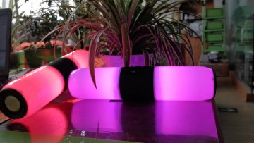LED colorful rhythm wireless  speaker outdoor waterproof sports audio night light portable card LanYa sub woofer1