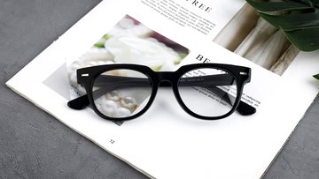 French Transparent Designers Acetate Eyeglasses Frames Without Lenses1