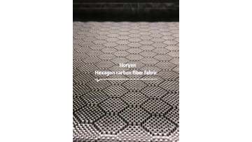 Factory Custom weaving Hexagonal Honeycomb Carbon Fiber Fabric1