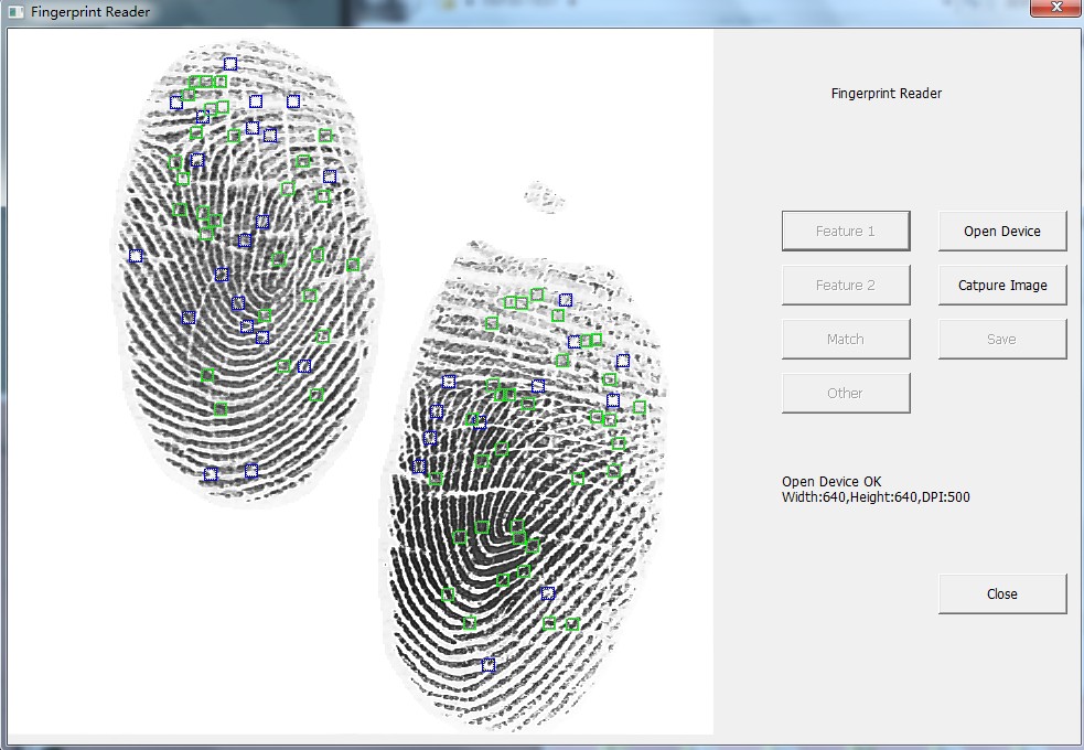 Stamp Fingerprint Scanner software