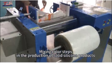 Silicone color mixing machine