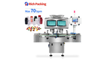 16 Channel Automatic Feeding Counter Vibration Panel PLC Control System Electronic Tablet Capsule Counting Machine1