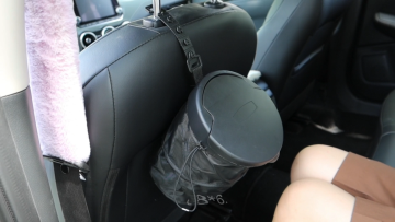 Car Garbage Can Car Trash Garbage Dust Case Holder Bin Car-styling Portable Leakproof Trash Storage Box1