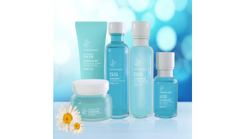 blue chamomile moisturizing soothing skincare kit