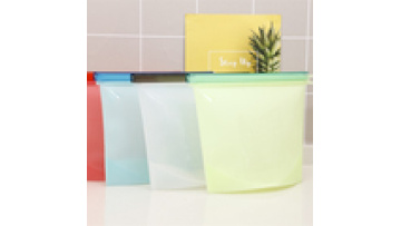 1500ML Best Seller Leakproof food grade sealable reusable fresh reusable silicone food storage bag1