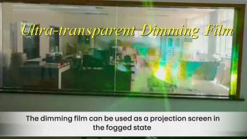 Ultra-transparent Projection Dimming Film