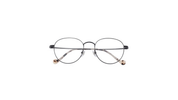 Summer Man Women Eco Friendly Customized Eyeglass Frame Optical Black Metal Glasses1