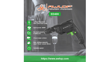 ED400 AWLOP Small Electric Drill Set 400W
