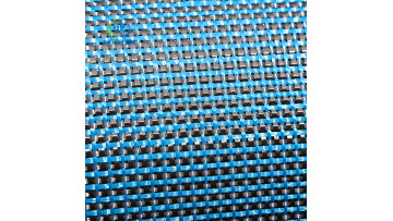 Lake blue carbon fiber hybrid fabric