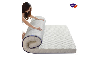 royal luxury single double full king high density Quality sleep well rebonded foam mattresses  swirl gel memory mattress1