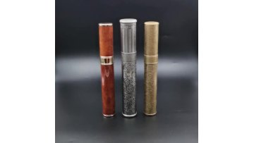 Popular Design High-end Portable Travelling Metal Cigar Tube Humidor1