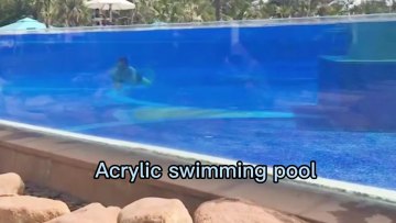 Wholesale clear acrylic plastic glass plastic for above ground swimming pool1