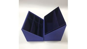 Blue Leather Box For Office