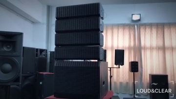 speaker line sound system and good quality 