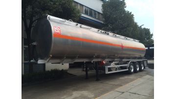 Aluminum alloy tank semi-trailer